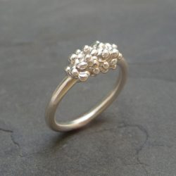 Minimalist Compilation Ring in sterling silver, handcrafted jewellery