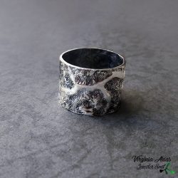 Silver Labyrinth band Ring