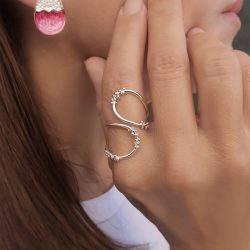 silver Wrap Ring Adjustable