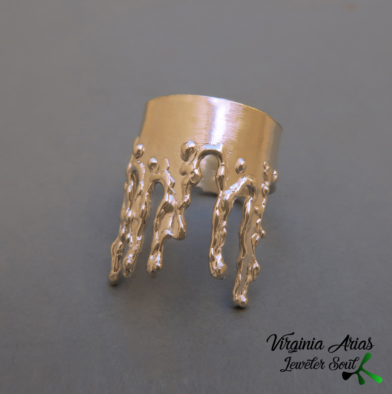 Silver Drip Ring Silver Drip Ring