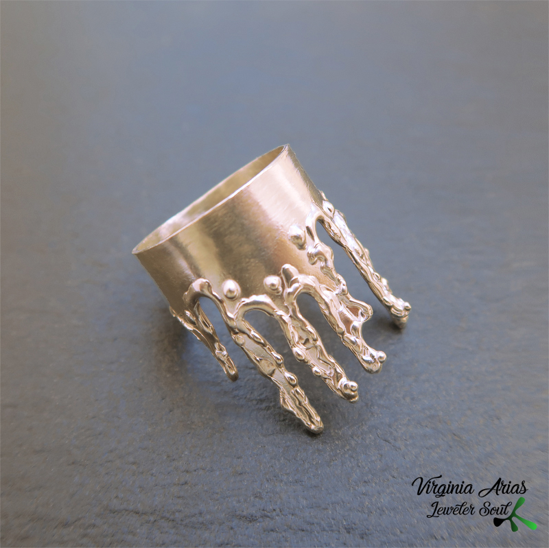 Silver Drip Ring Silver Drip Ring