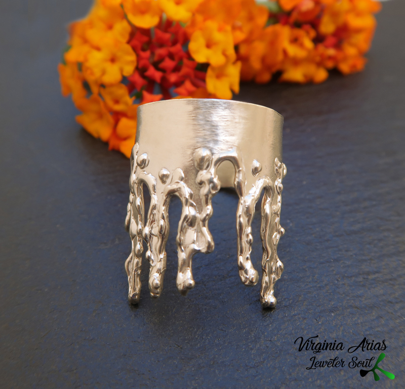 Silver Drip Ring Silver Drip Ring