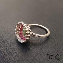 Contemporary Jewelry Enamel Ring