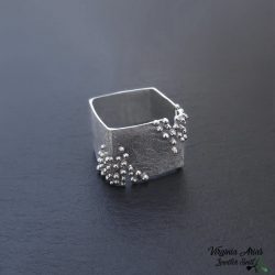 Silver Square Ring