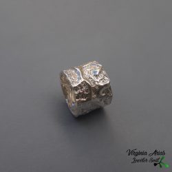 Silver Labyrinth band Ring