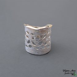 Extra wide Silver ring