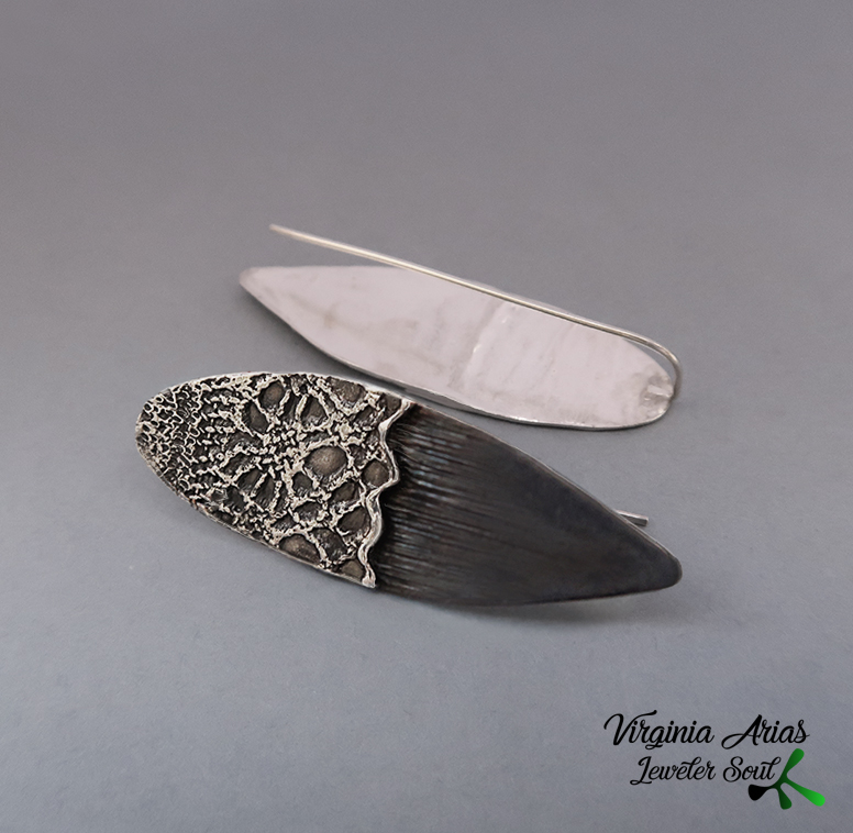 Oxidized Drop Earrings Oxidized Drop Earrings