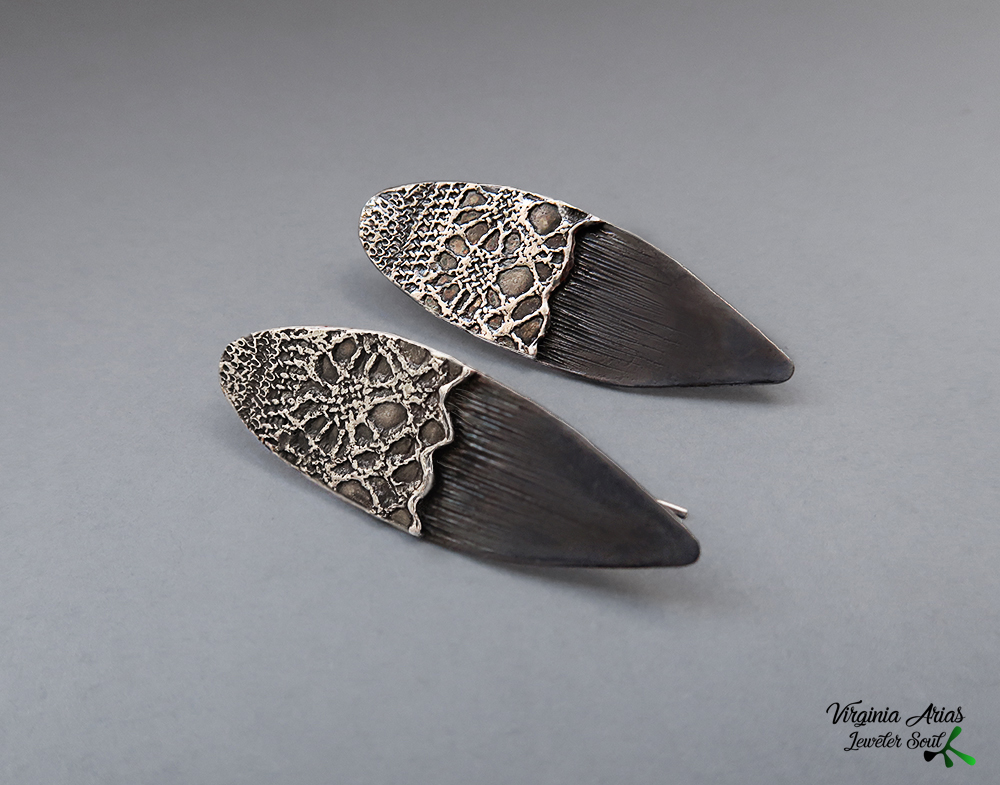 Oxidized Drop Earrings Oxidized Drop Earrings