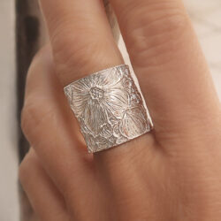 Flowers band ring