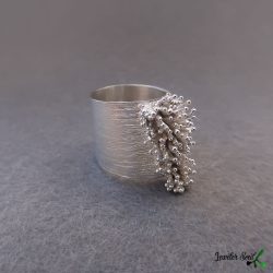 Sea Anemone silver ring