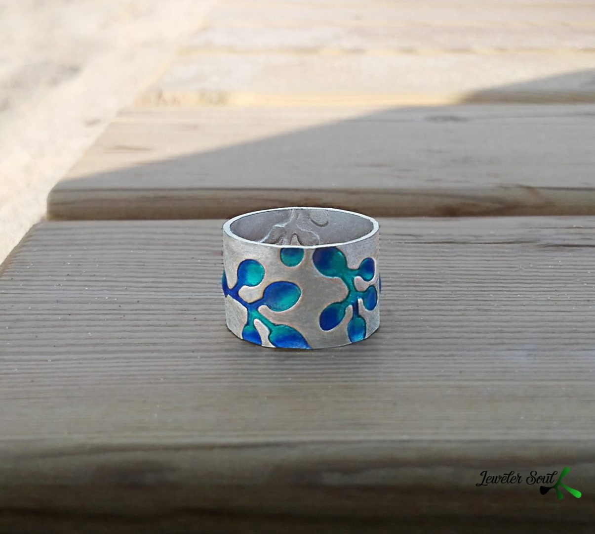 Enamel Silver Band Ring Enamel Silver Band Ring, Enamel Band Ring, Silver Band Ring, Flower Band Ring, Enamel Ring, Handmade Ring, Band Ring, 925 Silver Jewellery for women