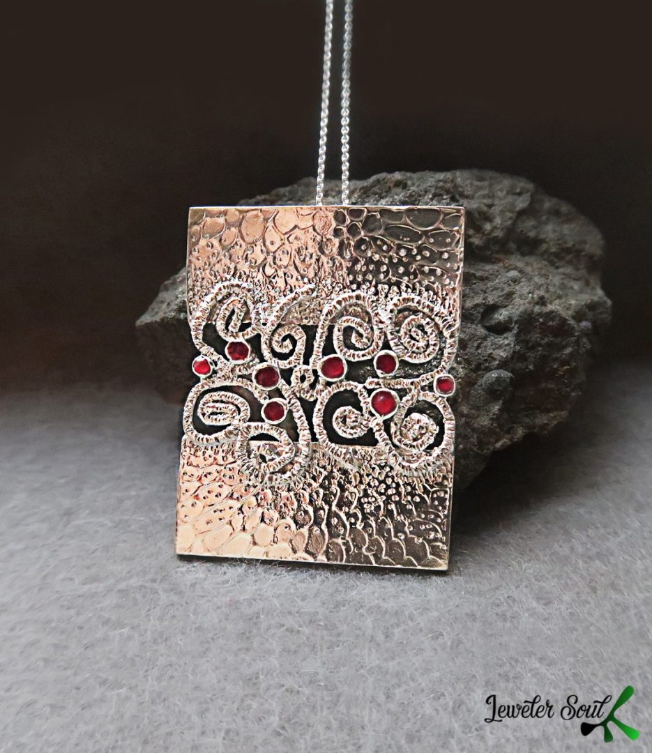 Mediterranean Shine Pendant Mediterranean Shine Pendant, Sterling Silver Enamel Pendant, 925 Silver Pendant neckalce, Contemporary Jewelry, Design Pendant, Gift for her, Silver Gift necklaces.